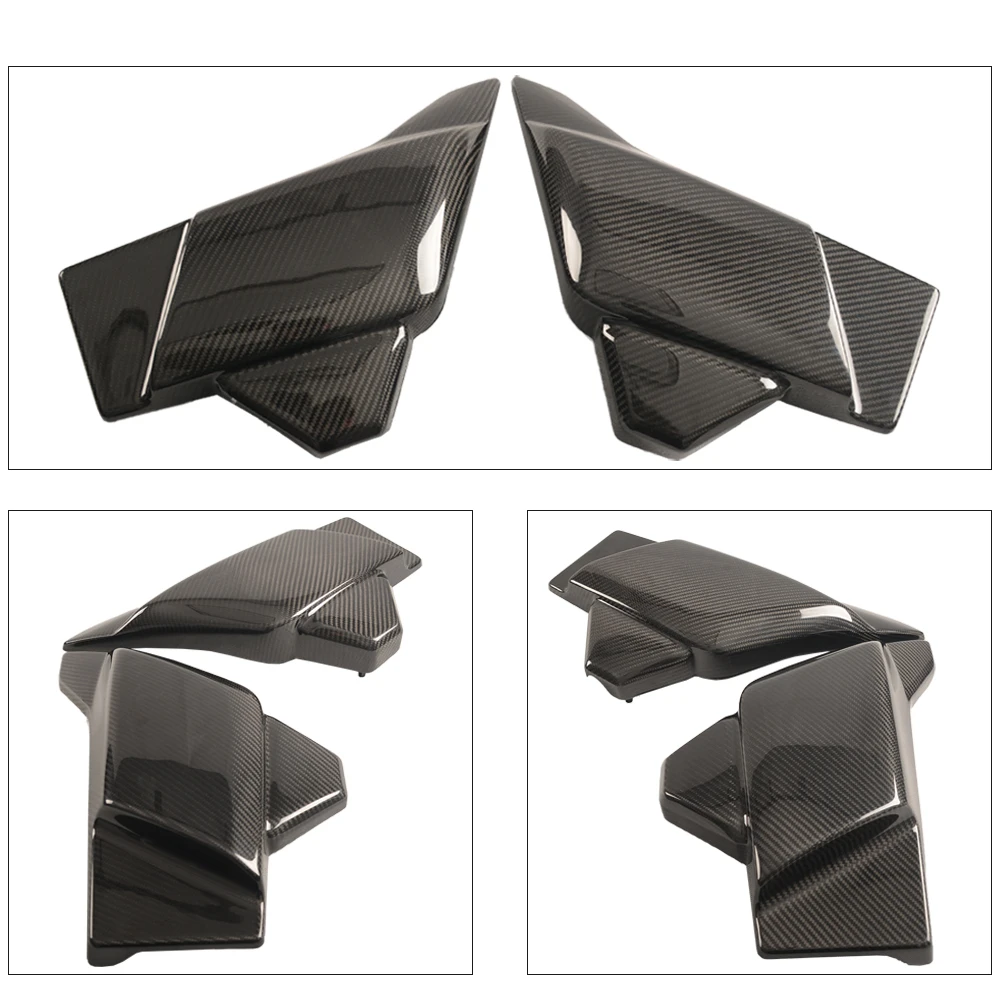 오토바이 액세서리 투어링 글라이드 스트리트 글라이드 2023.5-2025 용 3K 순수 탄소 섬유 배터리 커버 New
