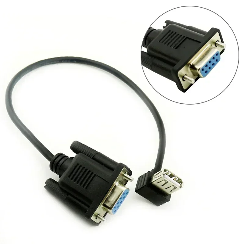 RS232 DB9 Female To USB 2.0 A Female Serial Cable Adapter Converter 8\