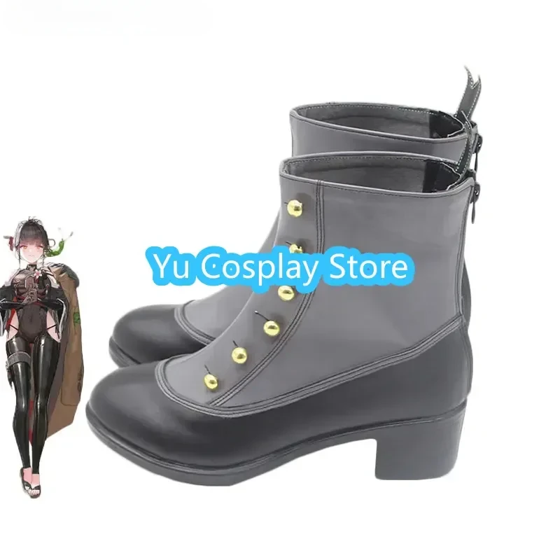 Shinonome Akito Scarpe Cosplay Gioco Puntelli Cosplay Stivali di Carnevale di Halloween Scarpe in pelle PU su misura