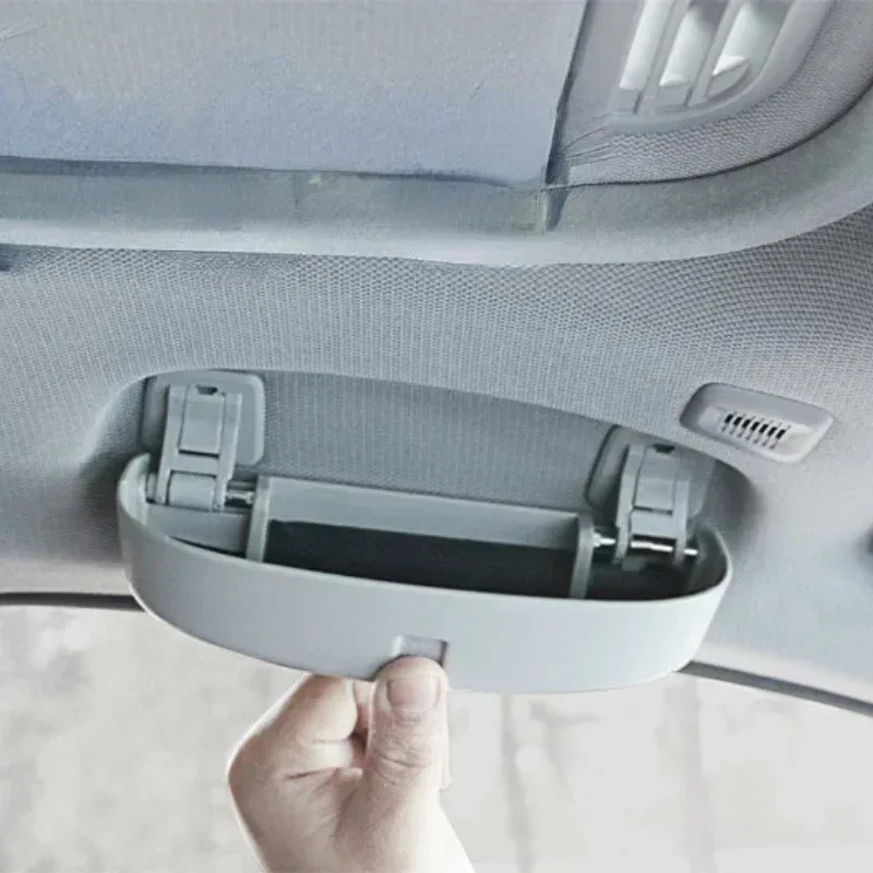 For BMW 2 Series F46 2015-2022 ABS Black Car Glasses Case Sunglass Holder Box Interior Car Accessories