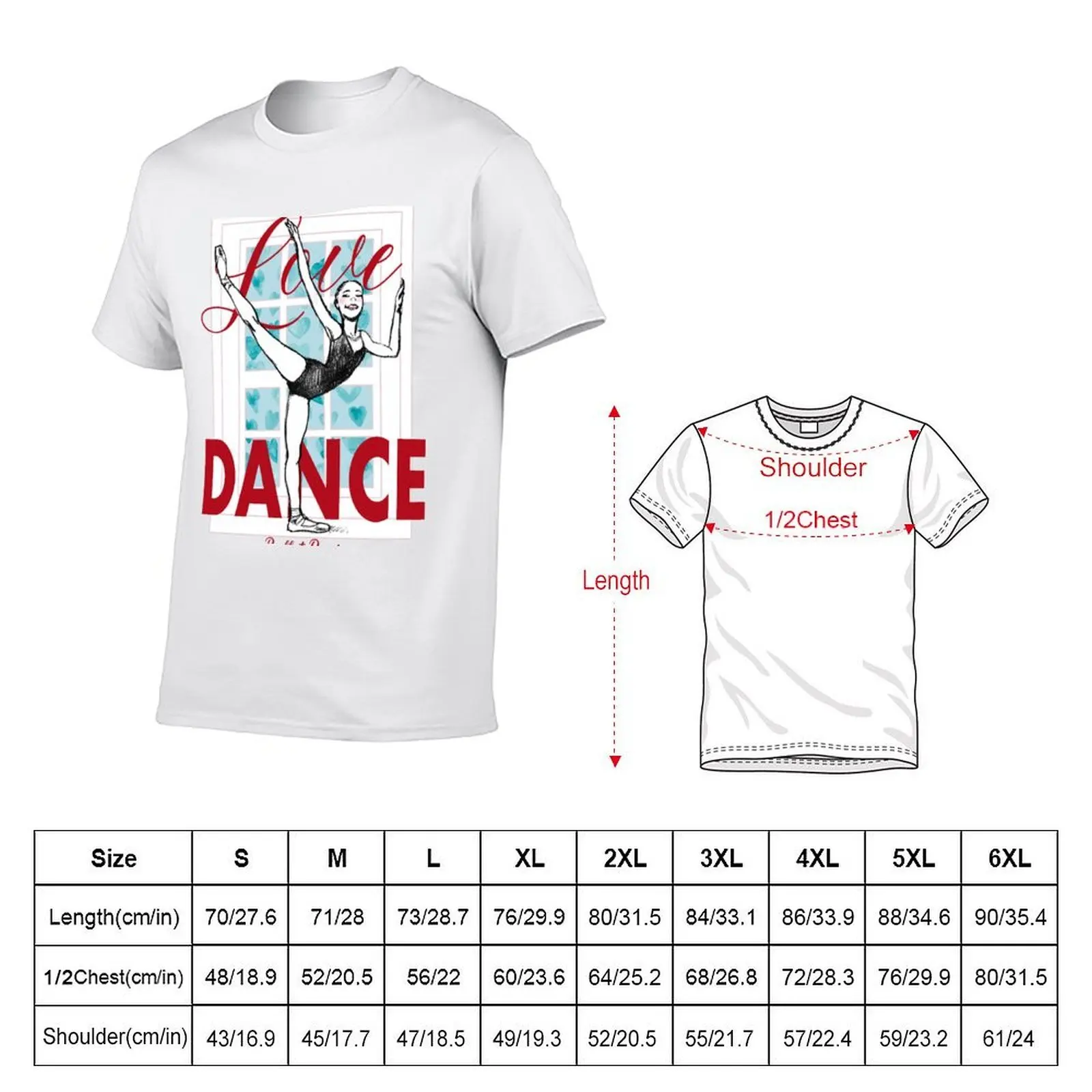 Love Dance Progress T-Shirt vintage clothes funny gifts clothes for men
