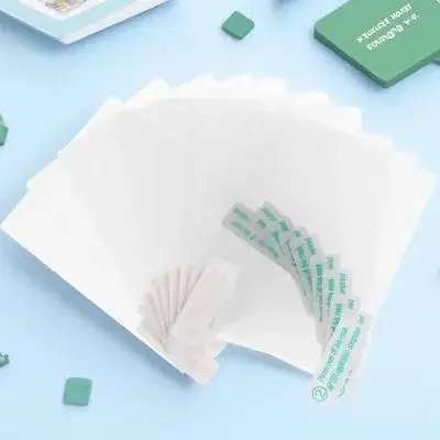 

10Pcs Clear Static Cling Stickers High Temperature Resistant Car Windshield Transparent Film Electrostatic Dashcam Protection