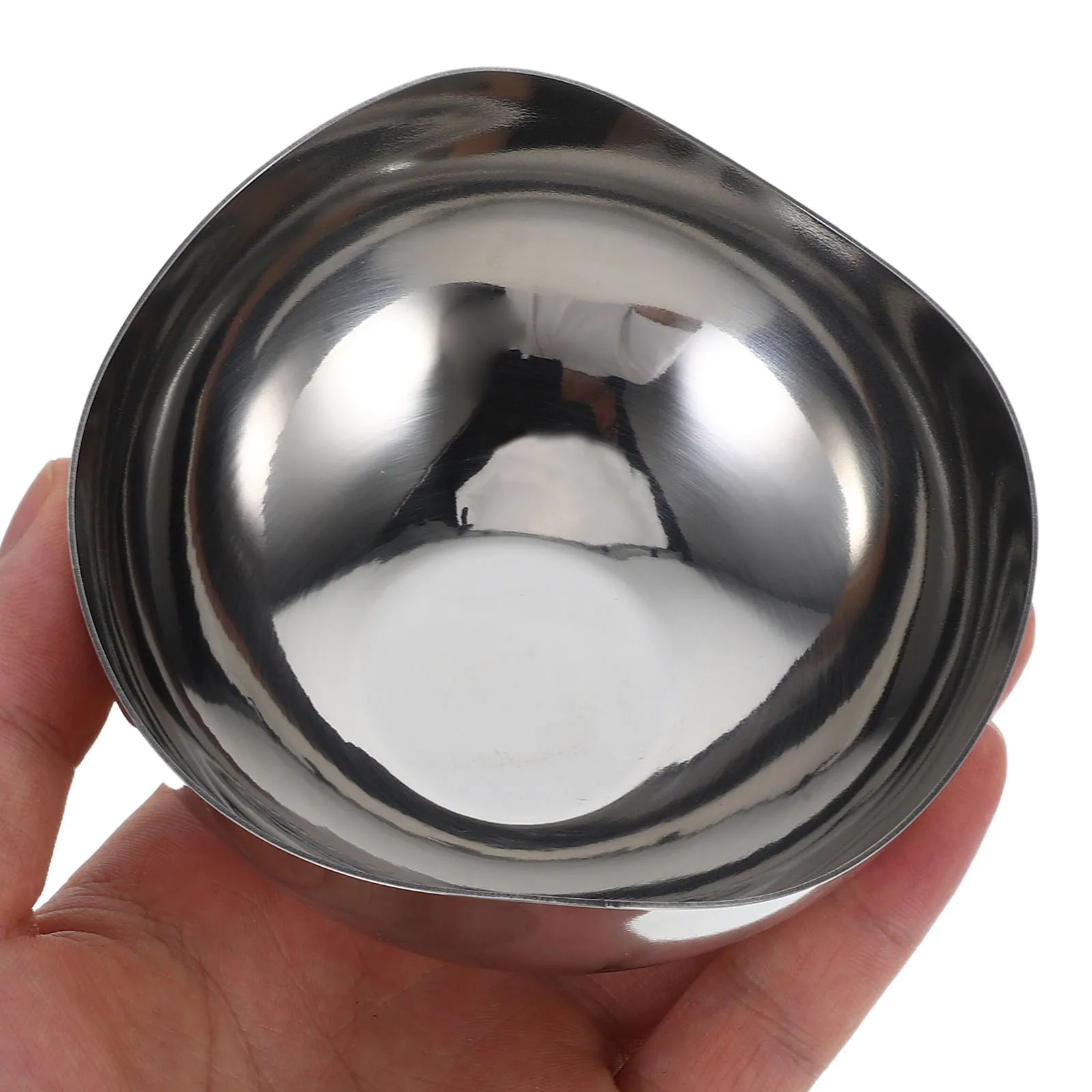 

Stainless Steel Snack Bowl Thickened Design Multi-Functional for Home Hotel Buffet Dry Fruits Nuts Seasonings