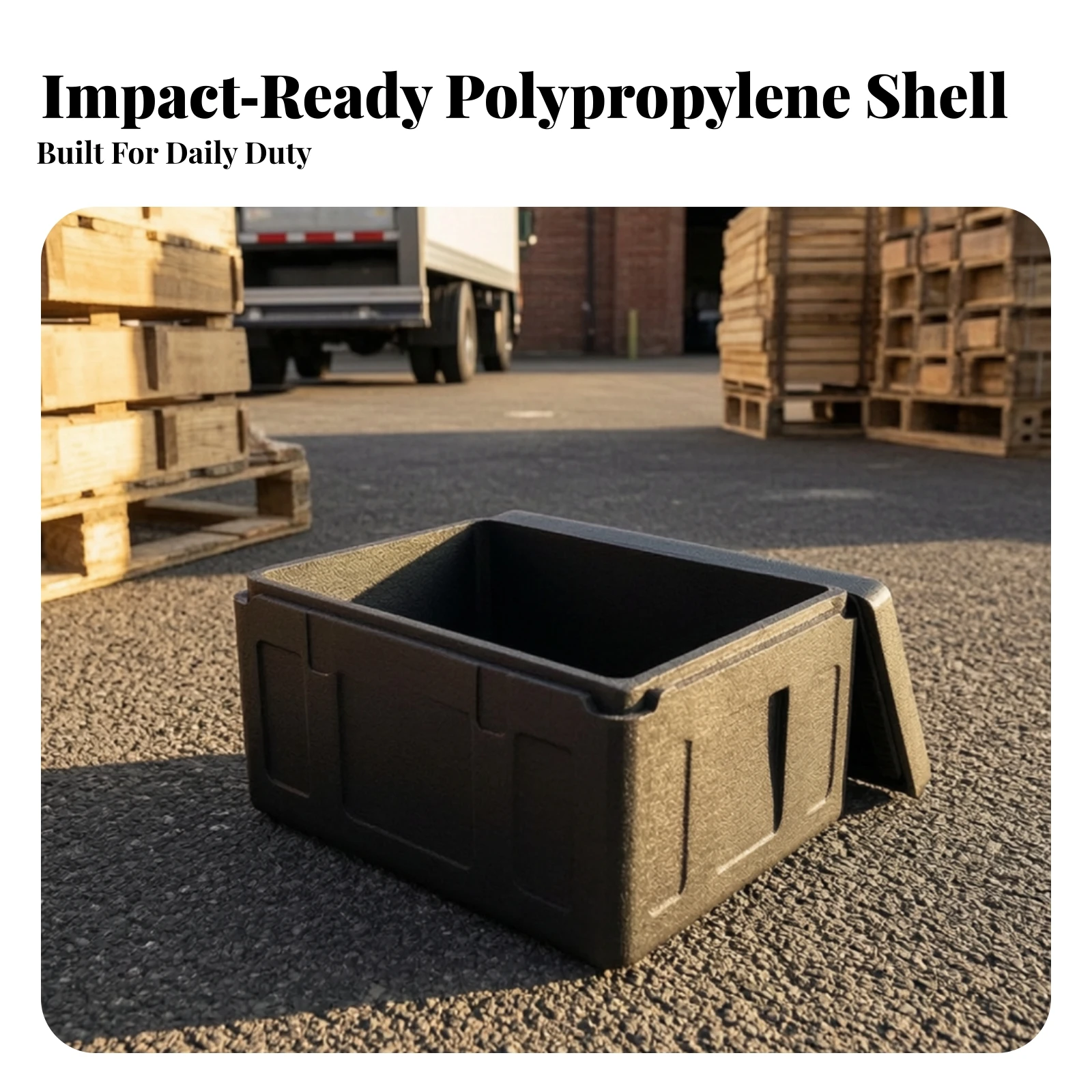 Insulated Food Box Long-Lasting Expanded Polypropylene Food Pan Carrier Container Large Capacity for Caterers, Catering