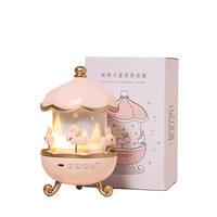 Wanhuo starry sky light projector creative romantic gift toy girl children music box birthday gift night light