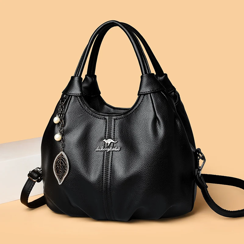 

Exquisite Design PU Solid Color Zipper Shoulder Bags High Capacity Female Bags on Sale 2026 High Quality Crossbody Bags