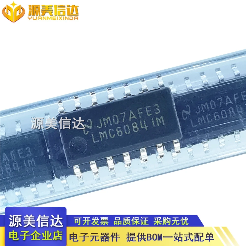5 قطعة/الوحدة جديد الأصلي Lmc6084im Sop-14 مضخم التشغيل IC رباعية قناة الدوائر المتكاملة ضمان الجودة