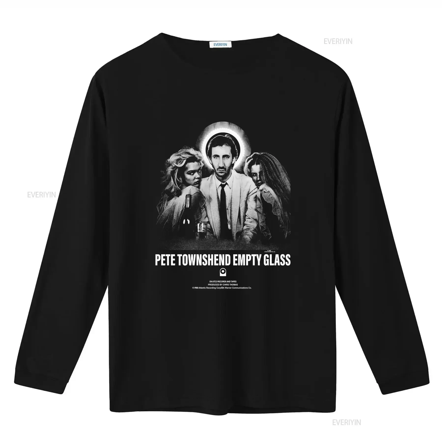 Vintage 1980 Pete Townshend Empty Glass T Shirt Medium Retro Rock Concert Design vintage Washed Comfortable Unisex