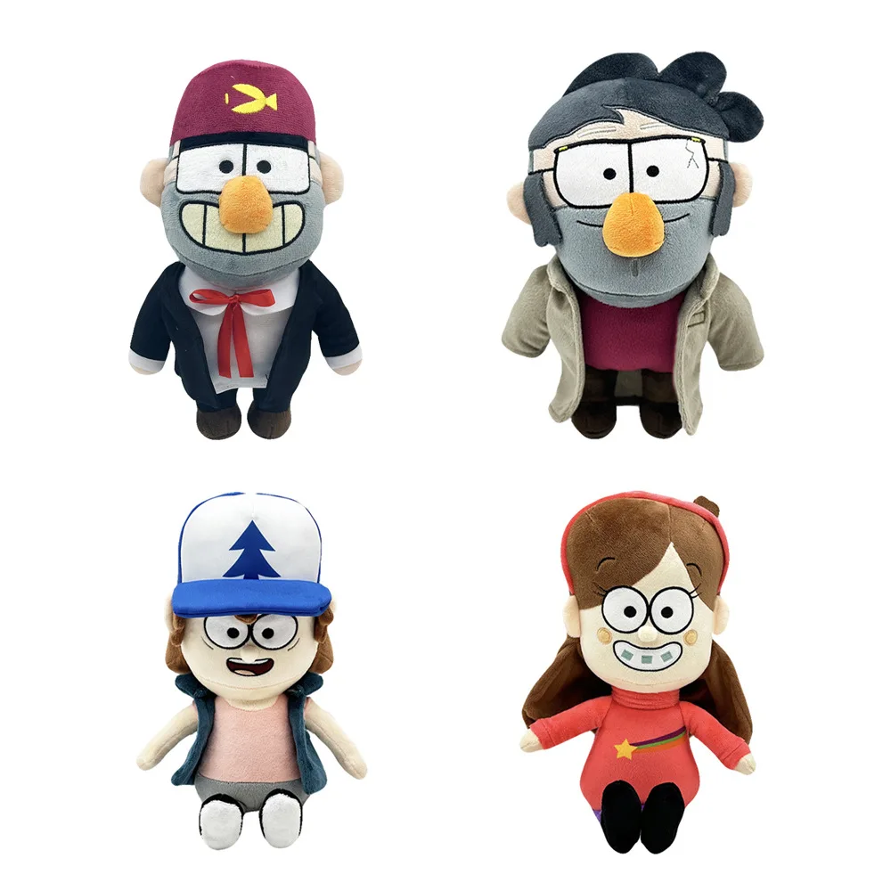 Heiße 25 cm-28 cm Gravity Falls Figur Puppenspielzeug für Kinder und Freunde Geburtstagsgeschenke