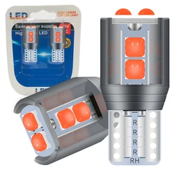 2pc T10 W5W T15 W16W Car Led Lights Canbus No Error For Car Interior Accessories Lamp Tail Reverse Light Car Marker Parking Bulb