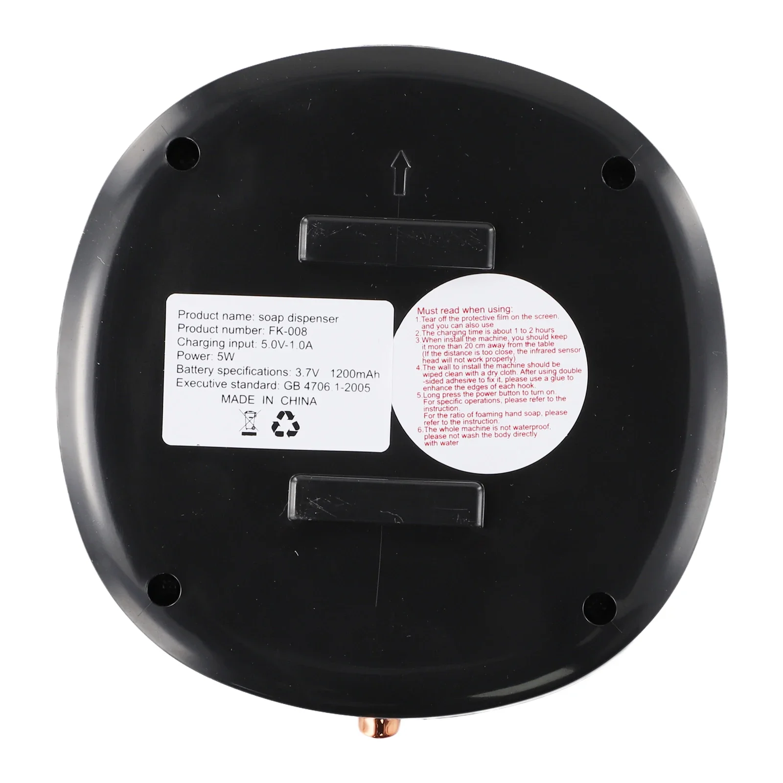 

Auto Soap Dispenser Soap Dispenser ABS Plastic Indoor Temperature Reduction Adjust Adults And Children Levels Remaining Power