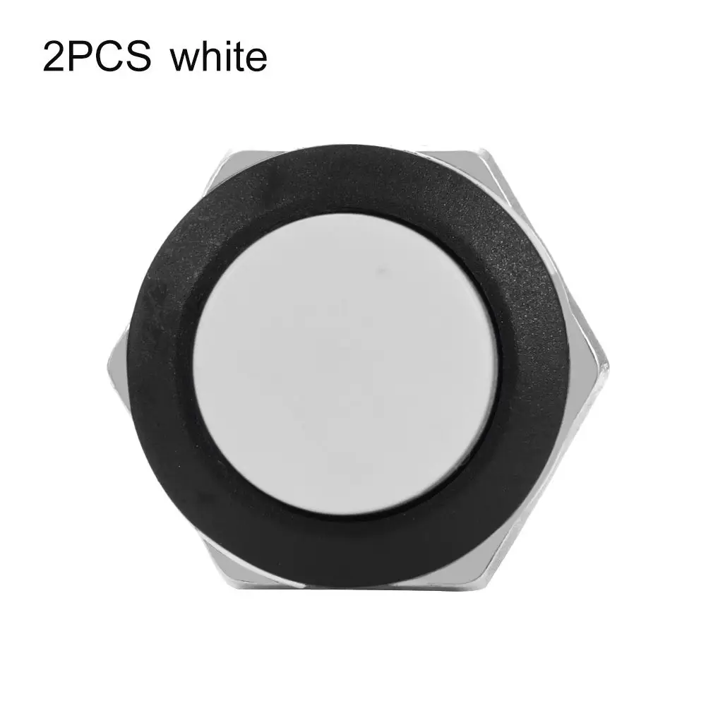 

2/5PCS Useful Horn Switchs Durable ON/OF Push Button Momentary Switch Car Start Colour