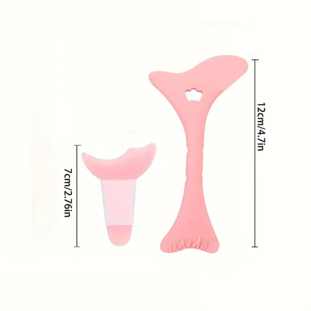 2-delige combinatie eyeliner assistent set, multifunctionele wenkbrauw- en oogmake-uptools