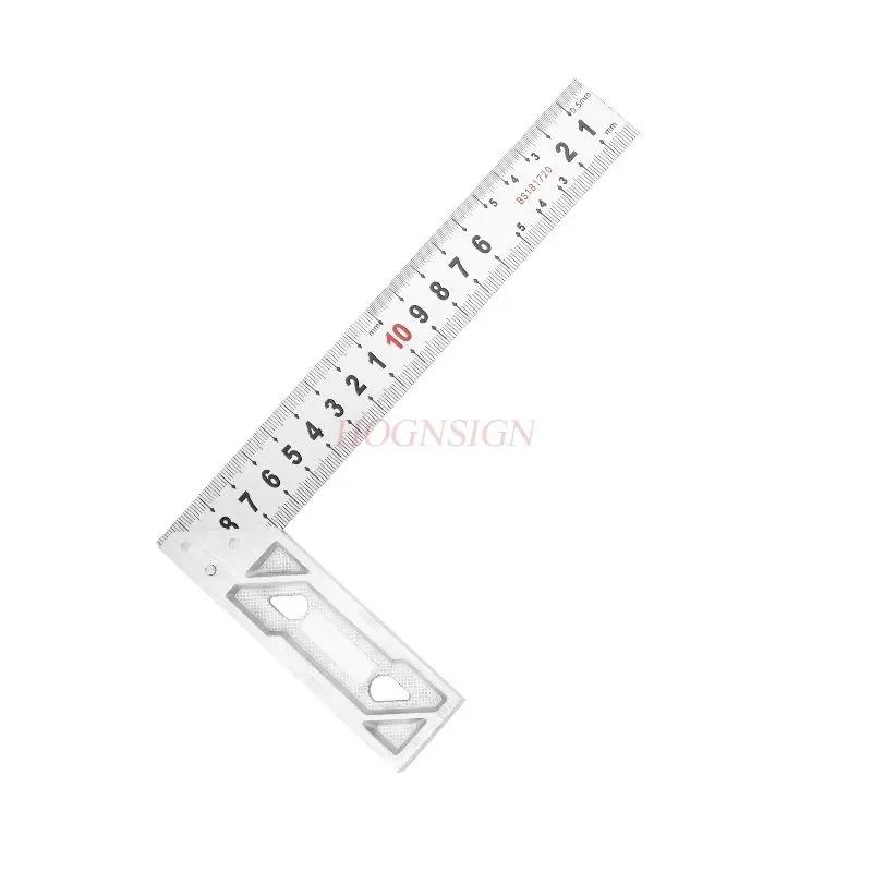 

1 шт. стальная угловая линейка, деревянная рабочая линейка, прямоугольная линейка и поворотная линейка