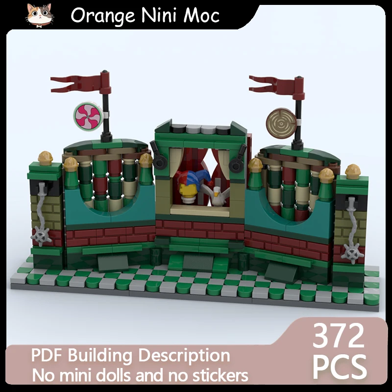 

Модель City Street View MOC, строительные кирпичи, кукольный кинотеатр, модульная технология, подарки, праздник, сборка, детские игрушки, костюм