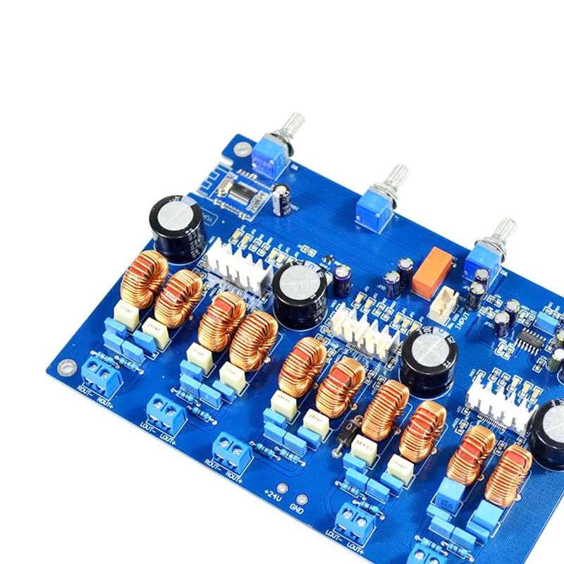 Retail Tpa3116 Bluetooth 4.2 Audio Board 4.1 Channel Digital Class D Amplifier 4X50w+100W Audio 24V Car Subwoofer