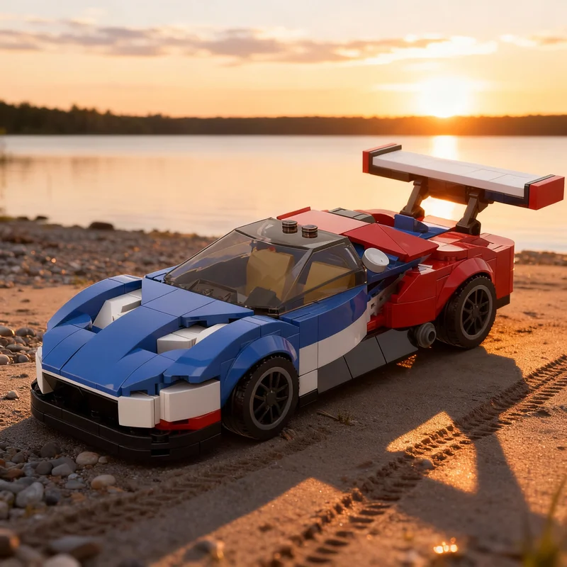 

362pcs MOC City Champions Race Car Model Building Blocks Architecture Christmas Gifts Assemble DIY Creative Toys Idea Education