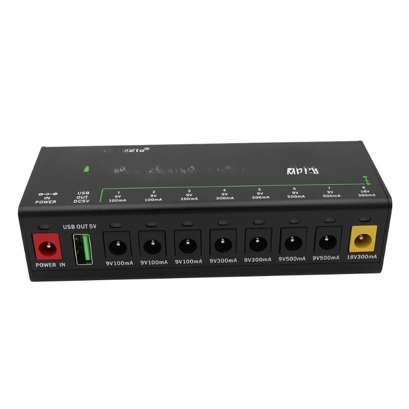 

8-Channel power supply DC output, US, European, British and Australian regulations