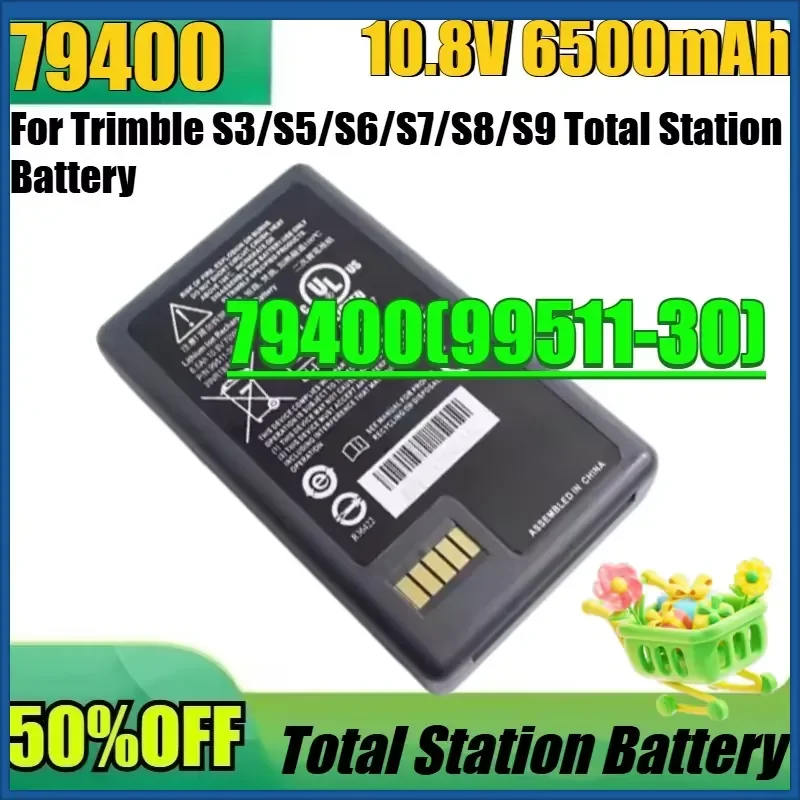 

New 79400(99511-30) 10.8V 6500mAh Battery for Trimble 79400 Battery for Trimble S3/S5/S6/S7/S8/S9 Total Station Battery