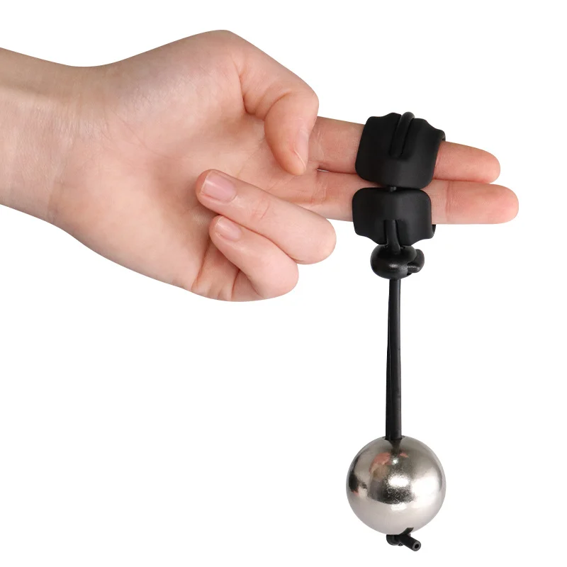 Pene pesante barella erezione del pene ingranditore Extender peso barella Heavy Dute Metal Ball ciondolo Cock Ring giocattoli del sesso per gli