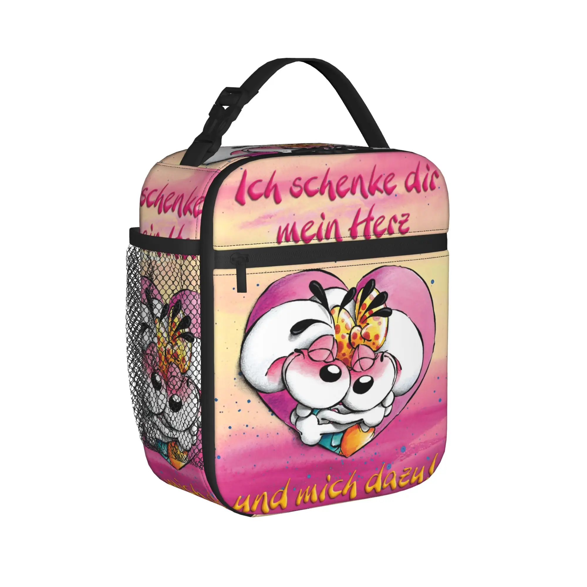 Cute Cartoon D-Diddl Mouse Thermal Insulated Lunch Bag for School  Reusable Bento Box Thermal Cooler Lunch Boxes