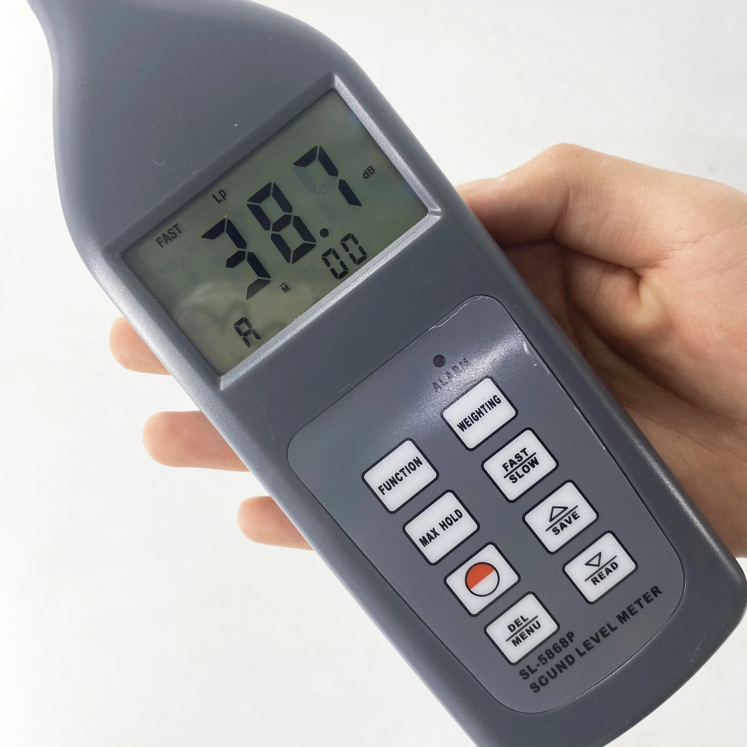 Digital Sound Level Meter SL-5868P Noise Meter Tester With 0.1dB Resolution 4 measurement parameters