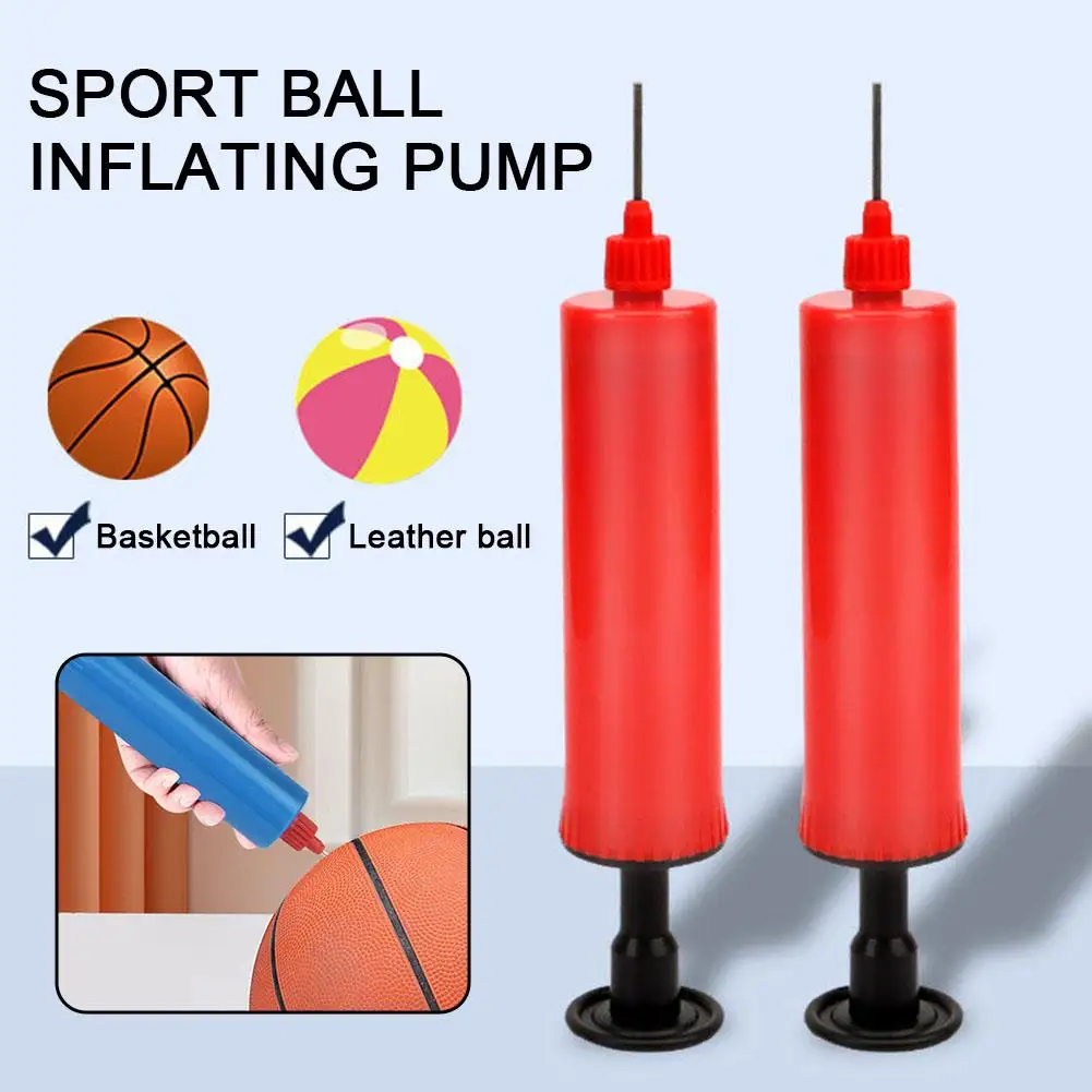 Random Color Ball Inflating Pump Soccer Football Basketball Accessories Pumps Balloon Air Mini Sports Air Portable Inflator H4S5