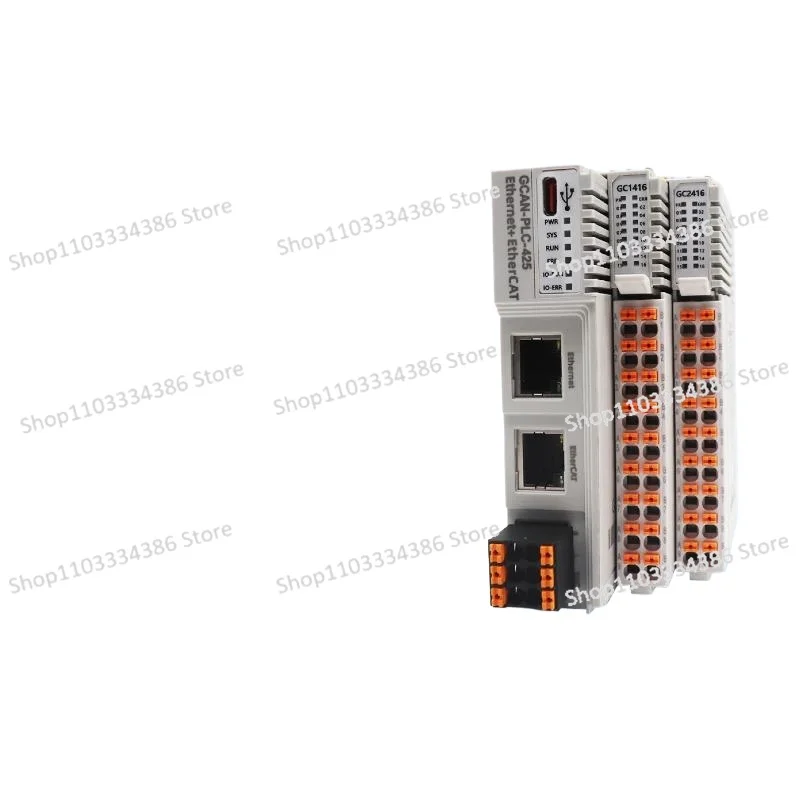

EtherCAT Bus PLC Controller Codesys Programming Extensible I/O with CAN Ethernet Interface