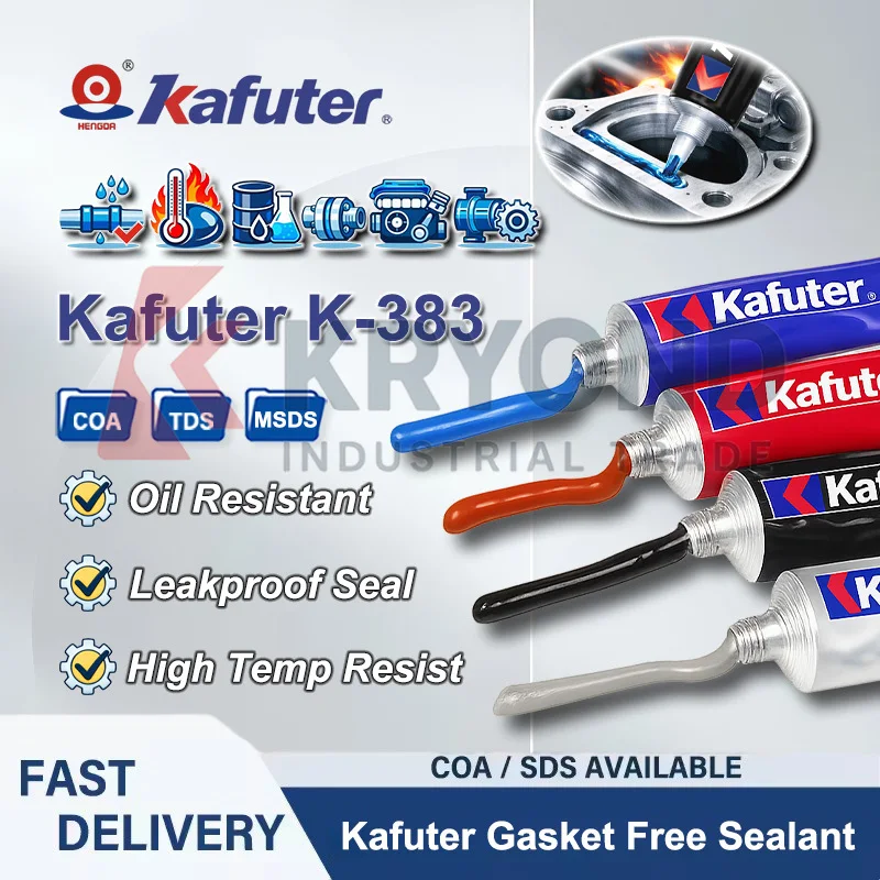 

Силиконовый герметик Kafuter 383 588 587 586 RTV для прокладок, высокотемпературный, для герметизации поверхностей фланцев при сборке двигателя