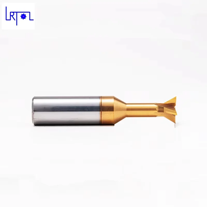 1-16*50 60 80mm cola de milano de carburo de tungsteno sólido 45/60 fresa de extremo de revestimiento de ángulo, fresa brocas de corte cnc