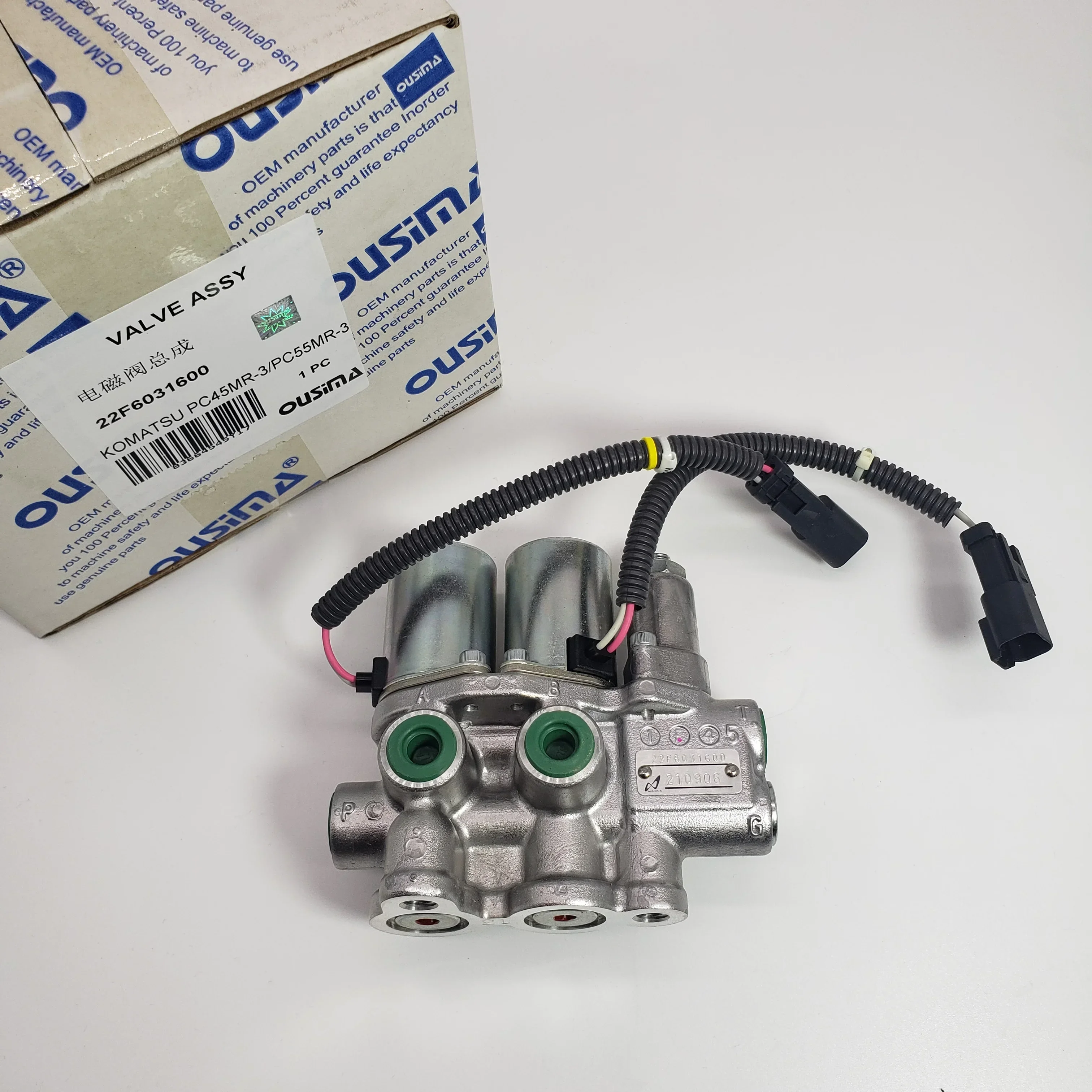 

22F6031600 Main Pump Solenoid Valve PC45MR-3/PC55MR-3 Hydraulic Control Valve Assembly for Excavators