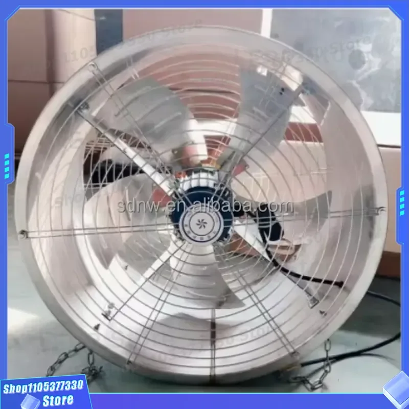 380V AC Industrial Wall Mounted Axial Fan Low Noise Speed Control Ventilation Extraction Electric Polypropylene Ball Bearing