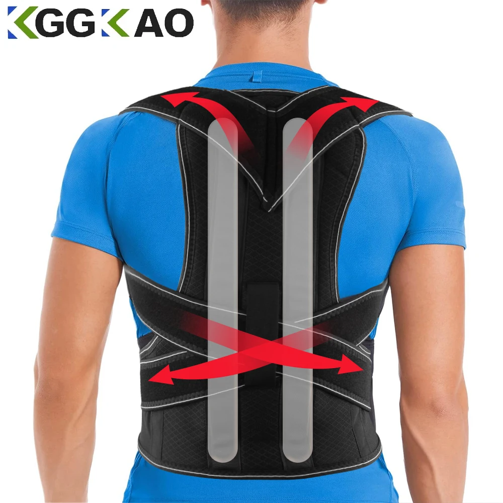 Back Brace Posture Corrector for Women Men,Adjustable Full Back Support,Lumbar Back Posture Corrector,Back Pain Relief