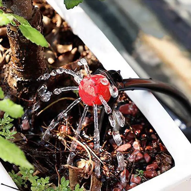 Automatisches Sprinkler-System-Set, Bewässerungssystem für Terrassenverneblung, Schnellanschluss, wassersparend, Bewässerung von Terrassenverneblung von Pflanzen