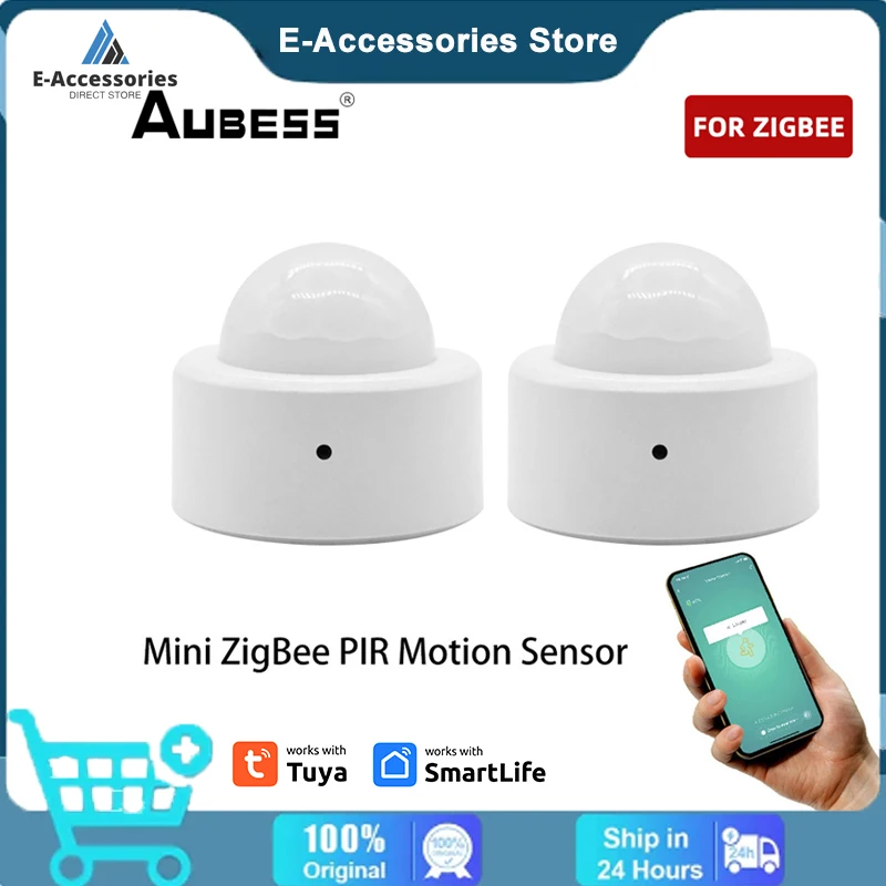 

Tenky Tuya Zigbee Presence Sensor Body Movement Mini PIR Motion Sensor Smart Security Detector Smart Home Automation Residential