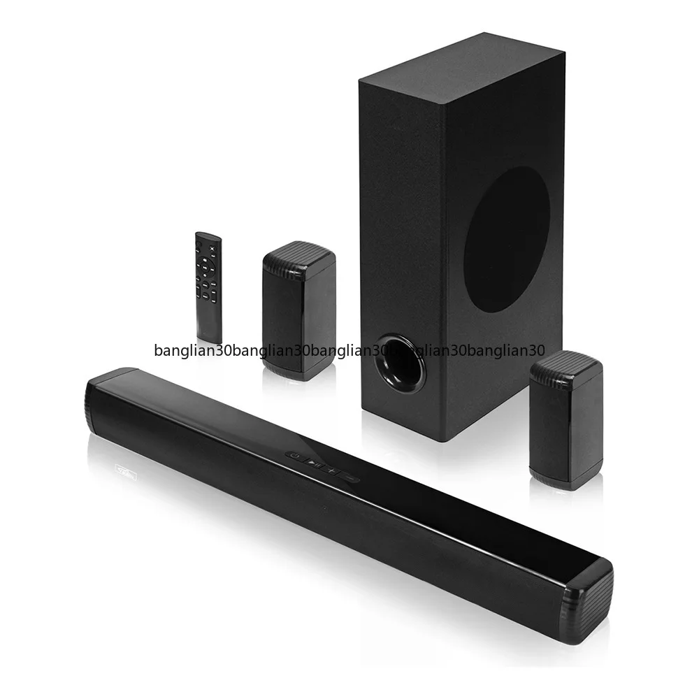 Whispering Wall Living Room 5.1 Wireless Subwoofer Bluetooth Home Audio Set Stereo Surround Sound