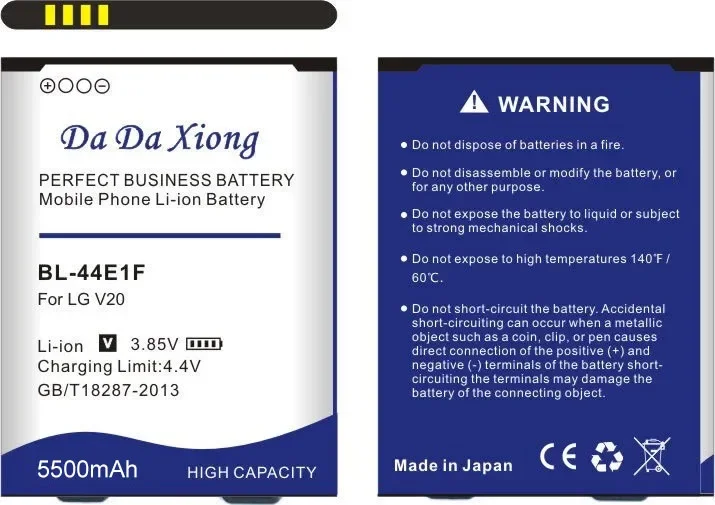 High Quality 5500mAh BL-44E1F Li-ion Phone Battery For LG V20 VS995 US996 LS997 H990DS H910 H918