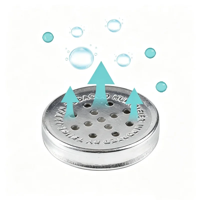 1Pc Portable Round Cigar Humidifier Humidor Gadgets Cigarette Smoking Accessories