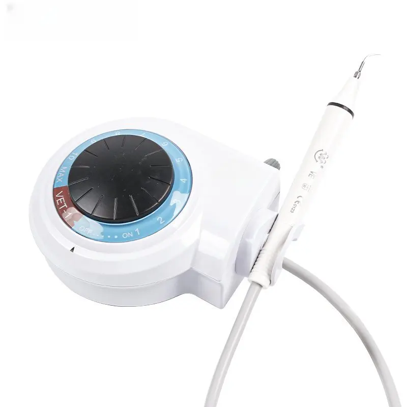 Ultrasonic Scaler Instrument and 5pcs Remove Calculus Smoke Stains Scaling Periodontics Tooth Cleaning Dental Equipment