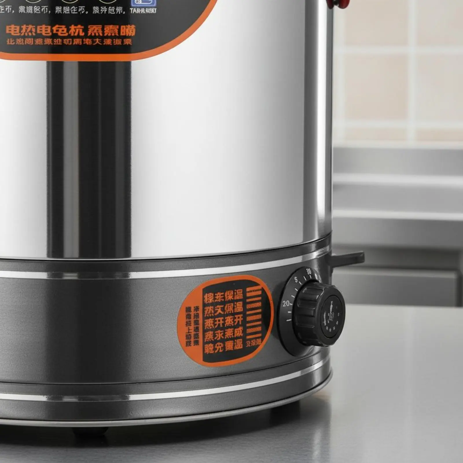

Electric Insulated Barrel Keep Warm Function Professional Beverage Urn with Spigot Countertop Food Warmer Anti-Dry Char