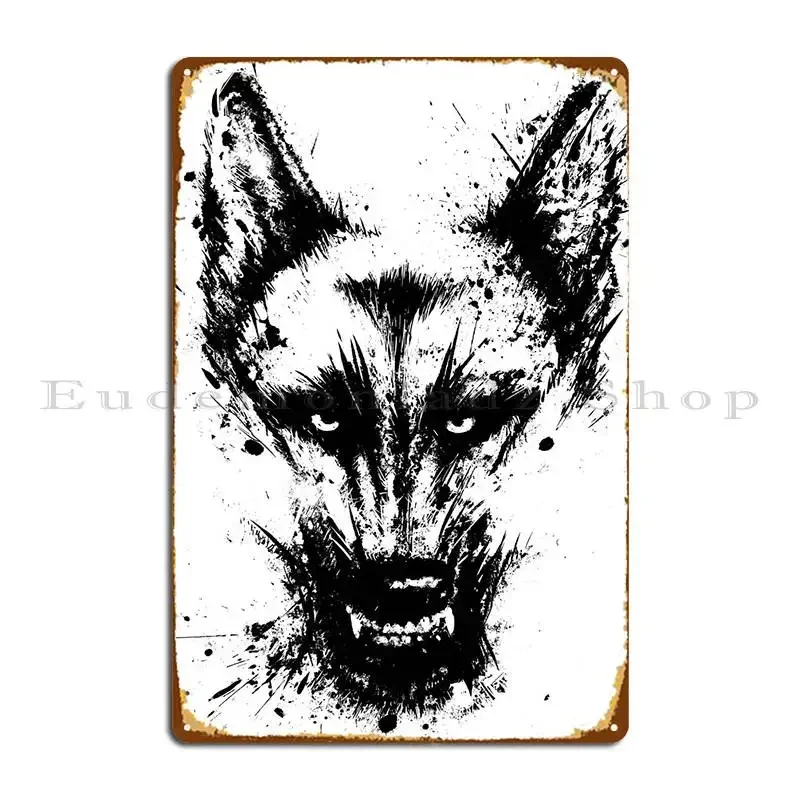 German Shepherd K9 Metal Sign Printed Wall Cave Painting Club Cinema Tin Sign Poster