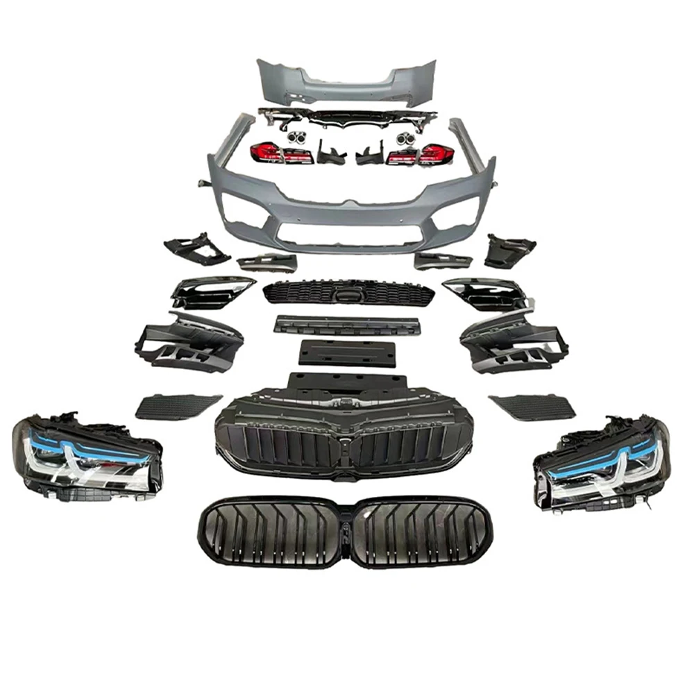 

WRR Auto Parts for BMW F10 5 Series Upgraded to G30 G38 M5 Body Kit X5 X6 F30 E60 Modified E90 Front Bumper
