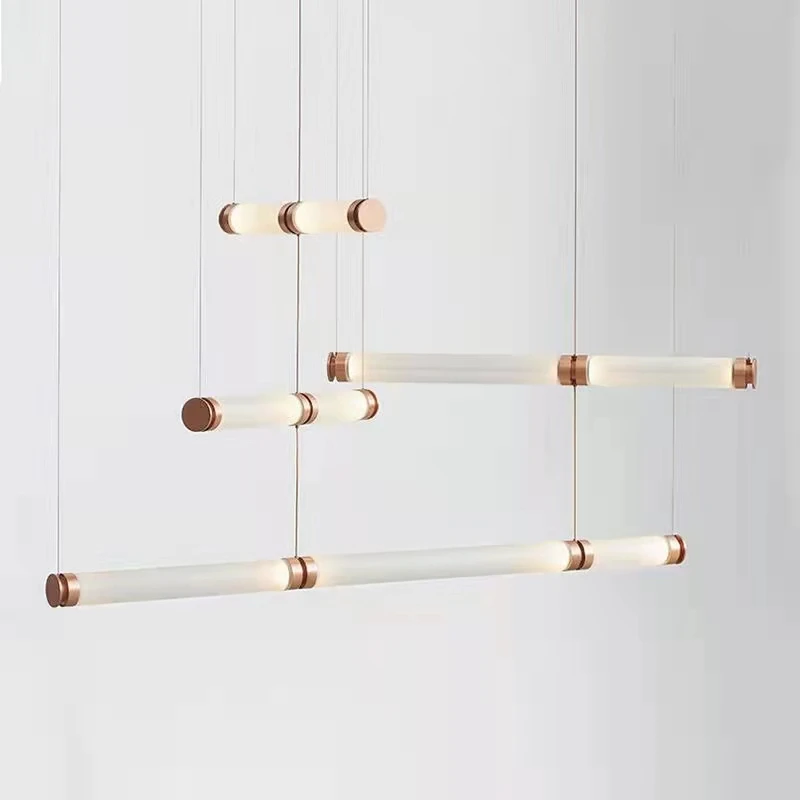 Imagem -03 - Luzes Pingente de Vidro Led Moderno Designer Criativo Lâmpadas Suspensão para o Quarto Sala Estar Decoração Barra Salão Exposição Decoração da Lâmpada