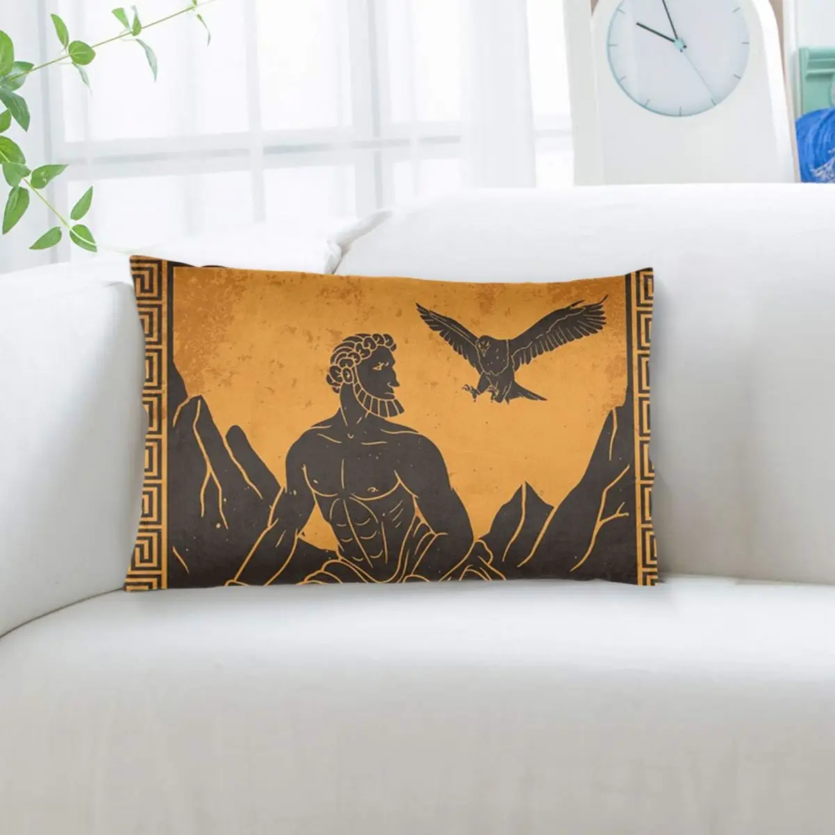 Prometheus Greek Mythology Rectangle Pillowcase Cushion Cover Decor Bedroom Bed Home Comfort Throw Pillow
