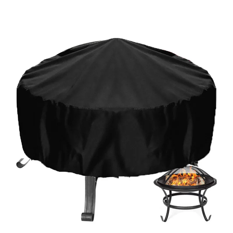 Hot Sale 210D Picnic Grill Cover Round Waterproof Cover Outdoor BBQ Rain Cover ebay amazon