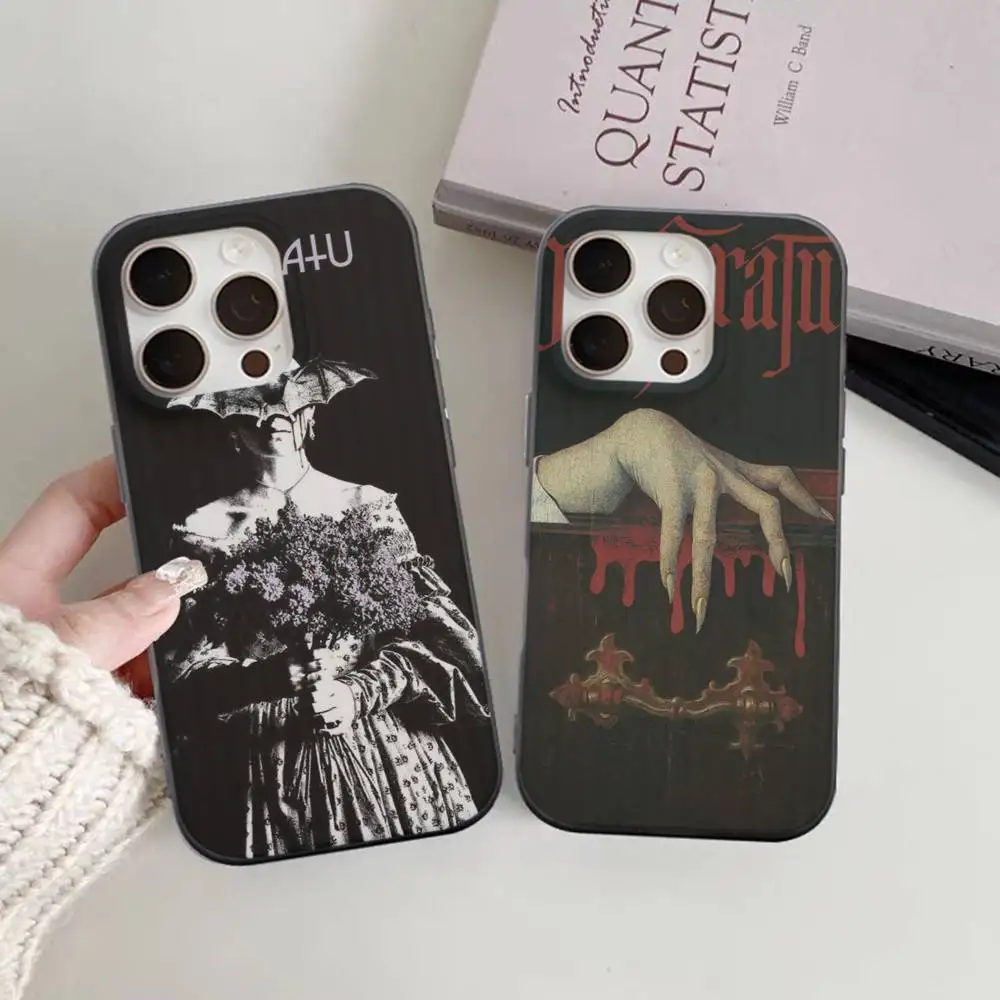 

Horror Movie N-Nosferatu Phone Case For IPhone 17 16 15 14 Plus 11 12 13 Pro Max Shockproof Protection Soft Back Cover