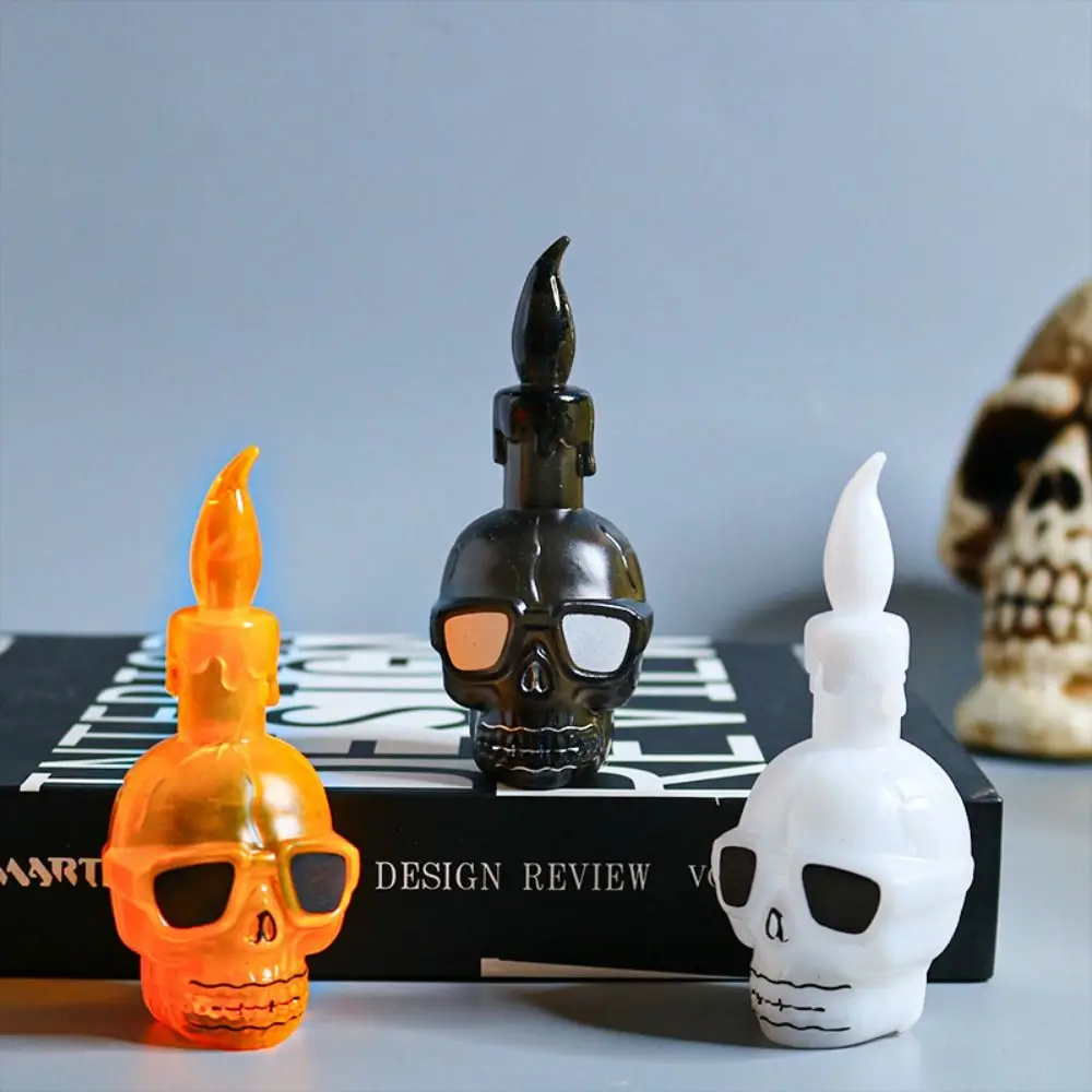 

Colorful Halloween Wind Light Scary Atmosphere Jack-o'-lantern Skull Night Light Waterproof Wear-resistant