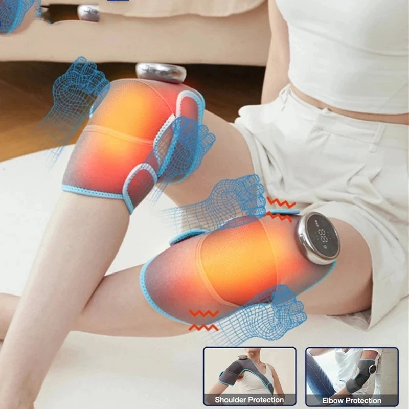 

Heating Knee Massager Electric Shoulder Vibrating Massage Pad For Physiotherapy Leg Arthritis Elbow Joint Pain Relief Therapy