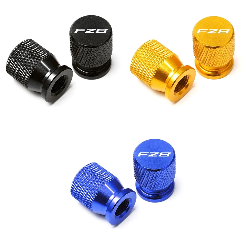 CNC Aluminum Tire Valve Air Port Cover Cap Motorcycle Accessories For Yamaha FZ8 FZ 8 FAZER Tyre Dust-Proof Cap