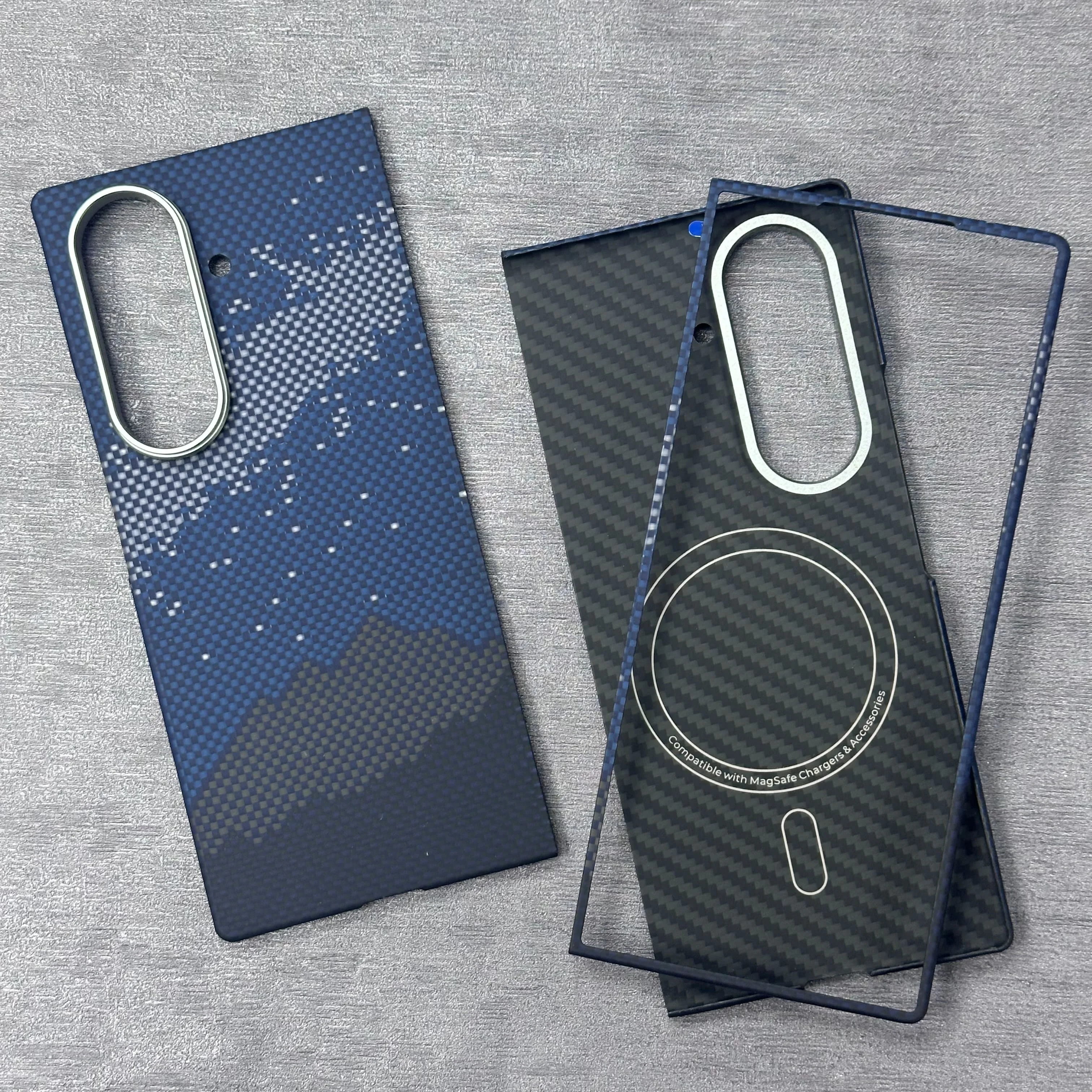 Jexo Carbon Cases for Samsung Galaxy Z Fold7 Aramid Fiber Case, 600D Magnetic, Ultra Thin Premium Lightweight Hard Shell
